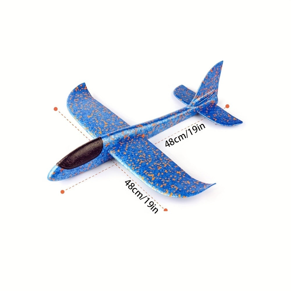 1pc, Random Models Foam Hand-thrown, Aircraft Flying Toys, Flying Machine Model Glider, Summer Beach Park Outdoor Family Toys Games, Summer Decor, Summer Supplies