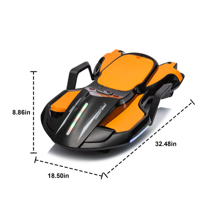 24V Kids Ride On Electric scooter w/ helmet knee pads,24v ride on toy for kids,Spray function,2WD 400w wheel-hub motor,5.59-6.84MPH,Gravity Steering,Use for 1-2 hours,Exercise your child age 6+.