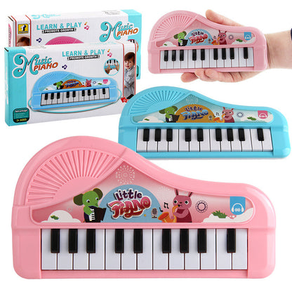 Musical Keyboard; 23 Keys; Music And ABC Songs Pre-Recorded; Educational Music Toys; Carry N' Go Handle