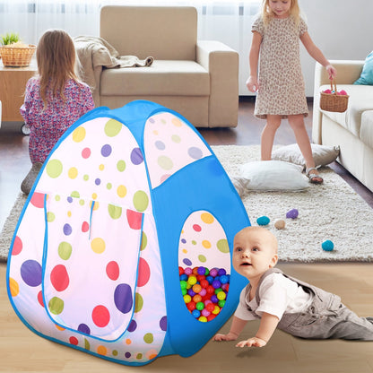 3 In 1 Child Crawl Tunnel Tent Kids Play Tent Ball Pit Set Foldable Children Play House Pop-up Kids Tent