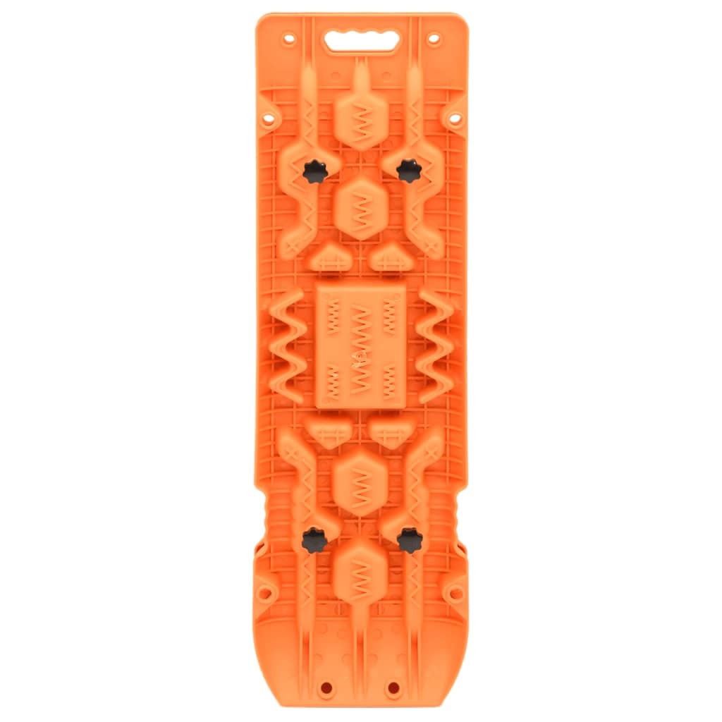 Traction Boards 2 pcs Orange 42.1"x12.2"x2.8" Nylon