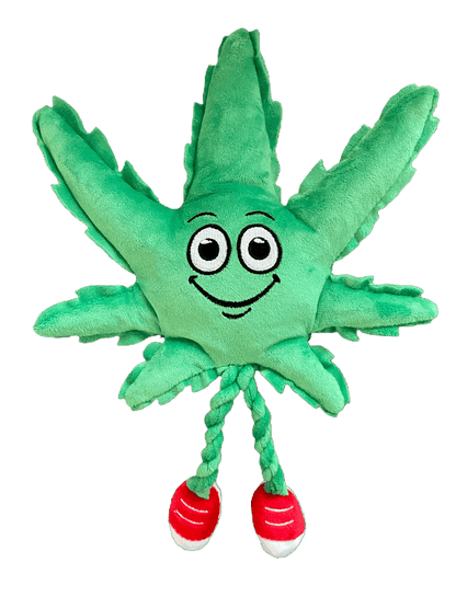 MJ the Weed Leaf 420 Dog Toy