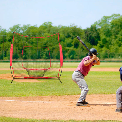 7x7ft Baseball Softball Teeball Practice Net Batting Hitting Pitching Training Net