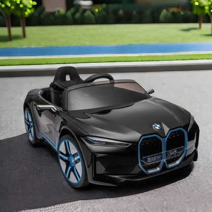 Licensed BMW I4,12v Kids ride on car 2.4G W/Parents Remote Control,electric car for kids,Three speed adjustable,Power display, USB,MP3 ,Bluetooth,LED light,Two-point safety belt,story