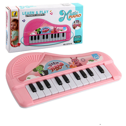 Musical Keyboard; 23 Keys; Music And ABC Songs Pre-Recorded; Educational Music Toys; Carry N' Go Handle