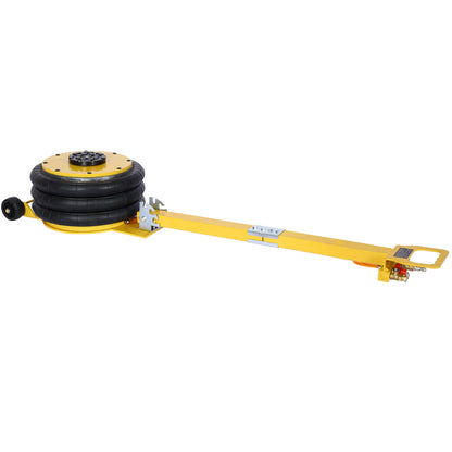 5T Triple Bag Air Jack ,Pneumatic Jack 3 bag ,lifting 16in capacity 5T 11000lbs,easy-collapsing Terrain,Color Yellow