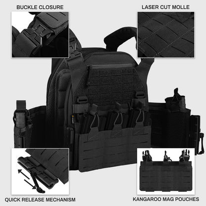 Quick Release Airsoft Weighted Military Breathable Vests