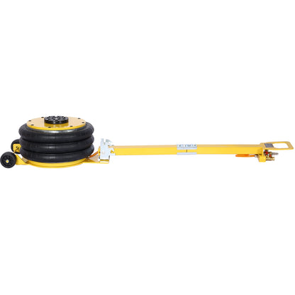 5T Triple Bag Air Jack ,Pneumatic Jack 3 bag ,lifting 16in capacity 5T 11000lbs,easy-collapsing Terrain,Color Yellow