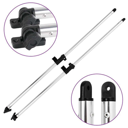 Bimini Top Support Poles 2 pcs Aluminum