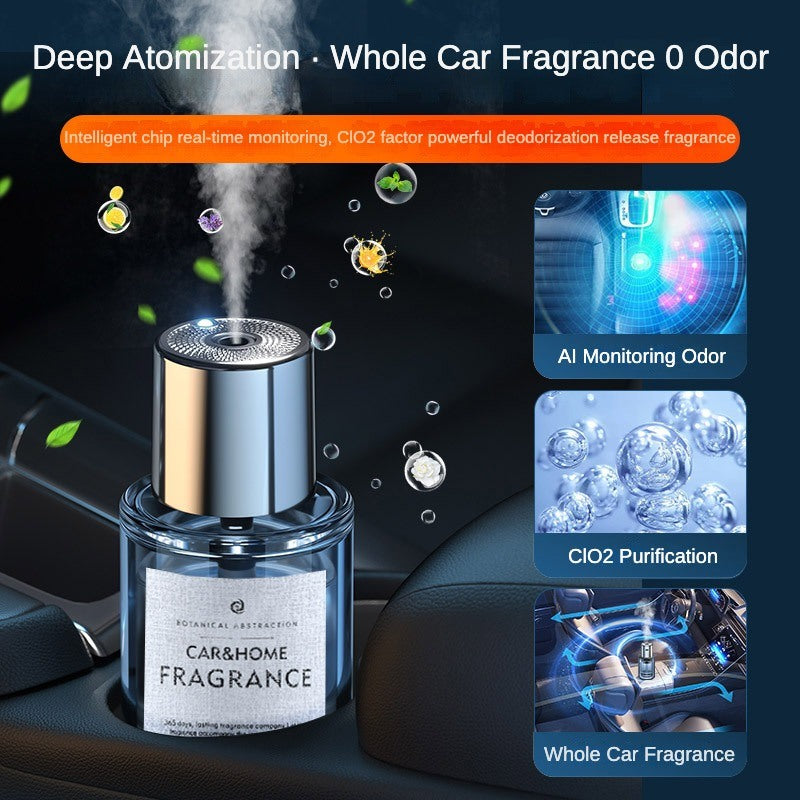 Car Air Freshener 1 Piece, USB Plug Car Diffuser, AI Intelligent Atomization Aromatherapy, Start & Stop With The Car, Harmless To Pregnant Women & Babies, Car Accessories