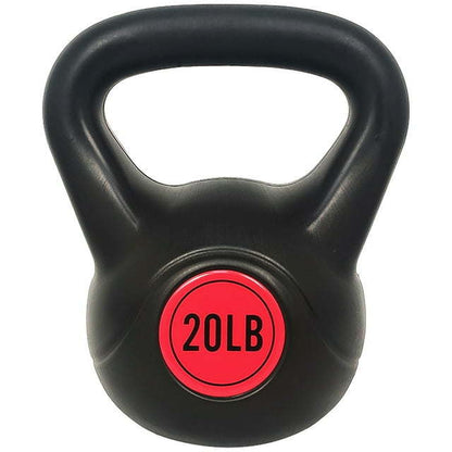 Wide Grip Kettlebell Exercise Fitness Weight Set, 3-Pieces