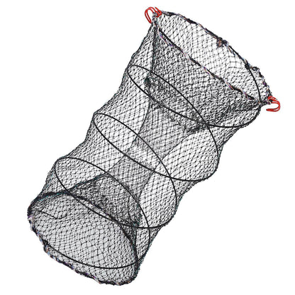 2Pcs Crab Trap Bait Nets Shrimp Prawn Crayfish Lobster Bait Fishing Pot Cage Basket 22x11.8in