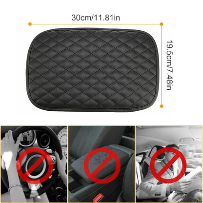 Car Armrest Pad Cover PU Leather Auto Center Console Seat Box Cover Protector Car Accessories Armrest Cushion Pad