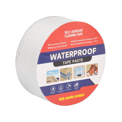 Waterproof Tape for Leaks Aluminum Butyl Tape with Adhesive for RV Repair, Glass Repairs, Air Mattress Patch, Window Caulking, Boat Sealing, Roof Patching