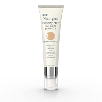 Neutrogena Healthy Skin Anti-Aging Tinted Face Moisturizer, Light/Neutral Skin Care, 1 oz