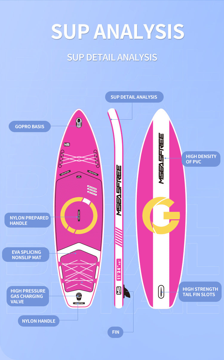 Inflatable Stand Up Paddle Board with Premium iSUP Bundle Accessory Pack, Durable, Lightweight with Stable Wide Stance - SUP for All Skill Levels