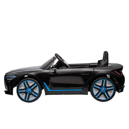 Licensed BMW I4,12v Kids ride on car 2.4G W/Parents Remote Control,electric car for kids,Three speed adjustable,Power display, USB,MP3 ,Bluetooth,LED light,Two-point safety belt,story