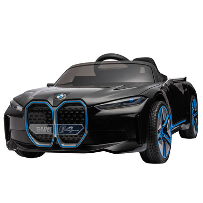 Licensed BMW I4,12v Kids ride on car 2.4G W/Parents Remote Control,electric car for kids,Three speed adjustable,Power display, USB,MP3 ,Bluetooth,LED light,Two-point safety belt,story