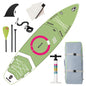 Inflatable Stand Up Paddle Board with Premium iSUP Bundle Accessory Pack, Durable, Lightweight with Stable Wide Stance - SUP for All Skill Levels