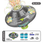 Flying saucer toy Light flying saucer toy automatic pumping foam with rechargeable battery automatic obstacle avoidance