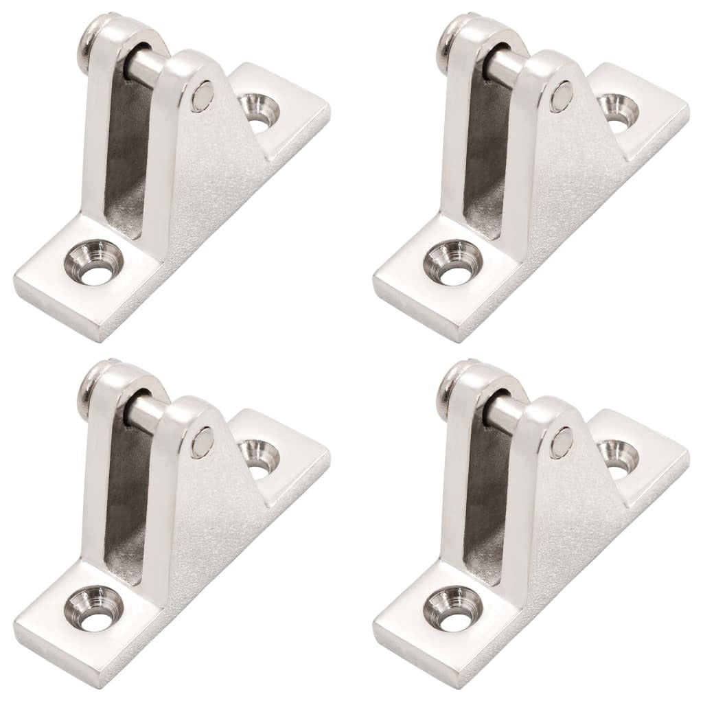 Boat Deck Hinges for Bimini Top 4 pcs Stainless Steel