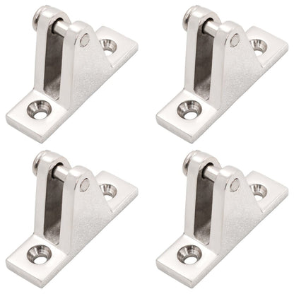 Boat Deck Hinges for Bimini Top 4 pcs Stainless Steel