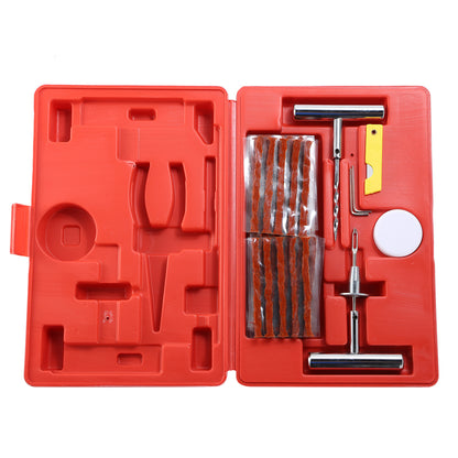 57 Pcs Universal Tire Repair Tools Kit Flat Tire Puncture Repair Tools for Cars Trucks