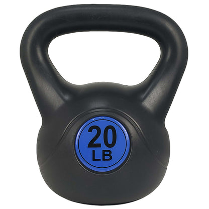 Wide Grip Kettlebell Exercise Fitness Weight Set, 3-Pieces