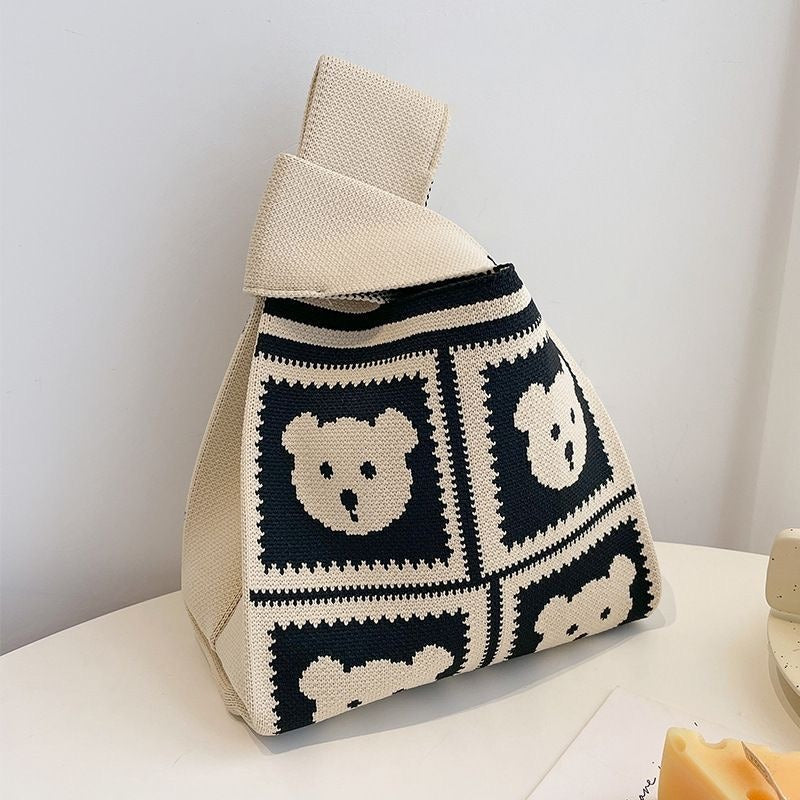 Women's Fashion Knitted Handbag, Mother's Day Gift Gifts, Daily One Shoulder Handbag, Suitable for Shopping, Tourism, and Travel