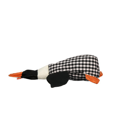 Dr. Pol Plush Squawking Plaid Duck, Black