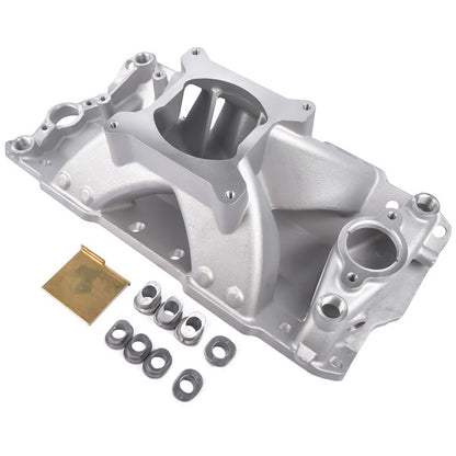 Single Plane Aluminum Intake Manifold For 1957-1995 Small Block Chevy SBC 350 400 3000-7500