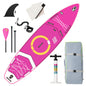 Inflatable Stand Up Paddle Board with Premium iSUP Bundle Accessory Pack, Durable, Lightweight with Stable Wide Stance - SUP for All Skill Levels