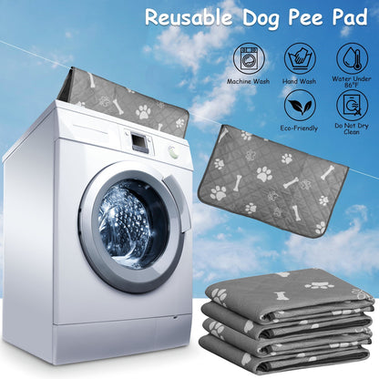 2Pcs Washable Pet Pee Pads For Puppy Kittens Dogs Cats Reusable Potty Mats Machine Washable