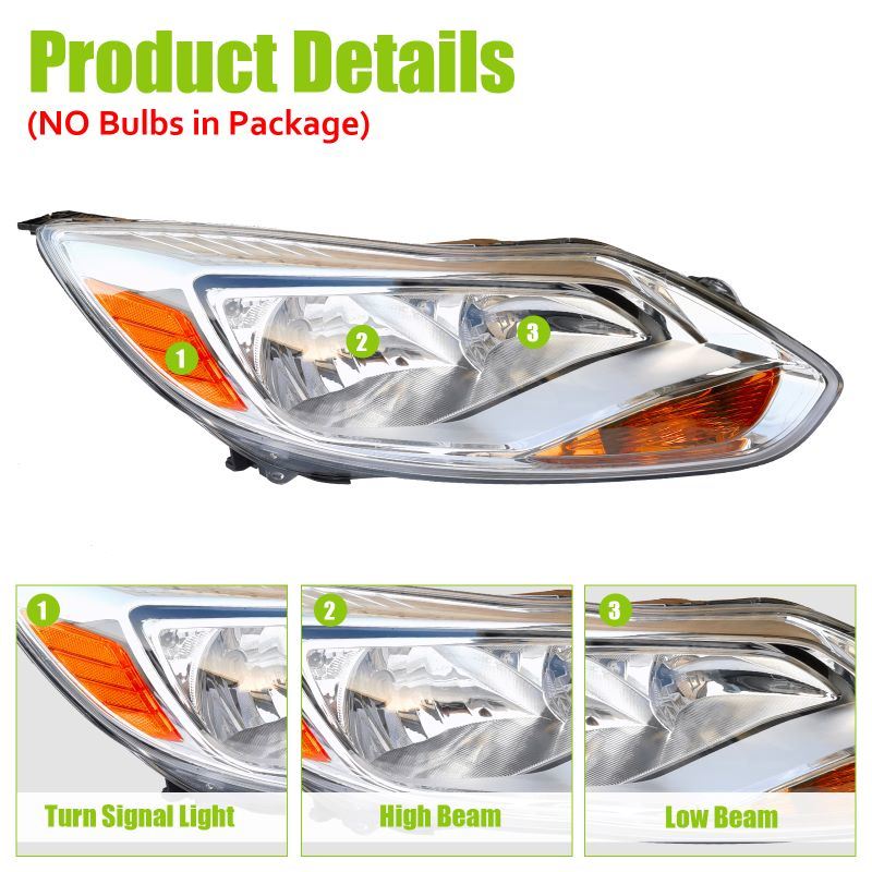 Car Headlight Assembly for 2012-2014 Fd Focus