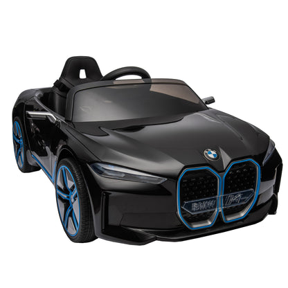 Licensed BMW I4,12v Kids ride on car 2.4G W/Parents Remote Control,electric car for kids,Three speed adjustable,Power display, USB,MP3 ,Bluetooth,LED light,Two-point safety belt,story