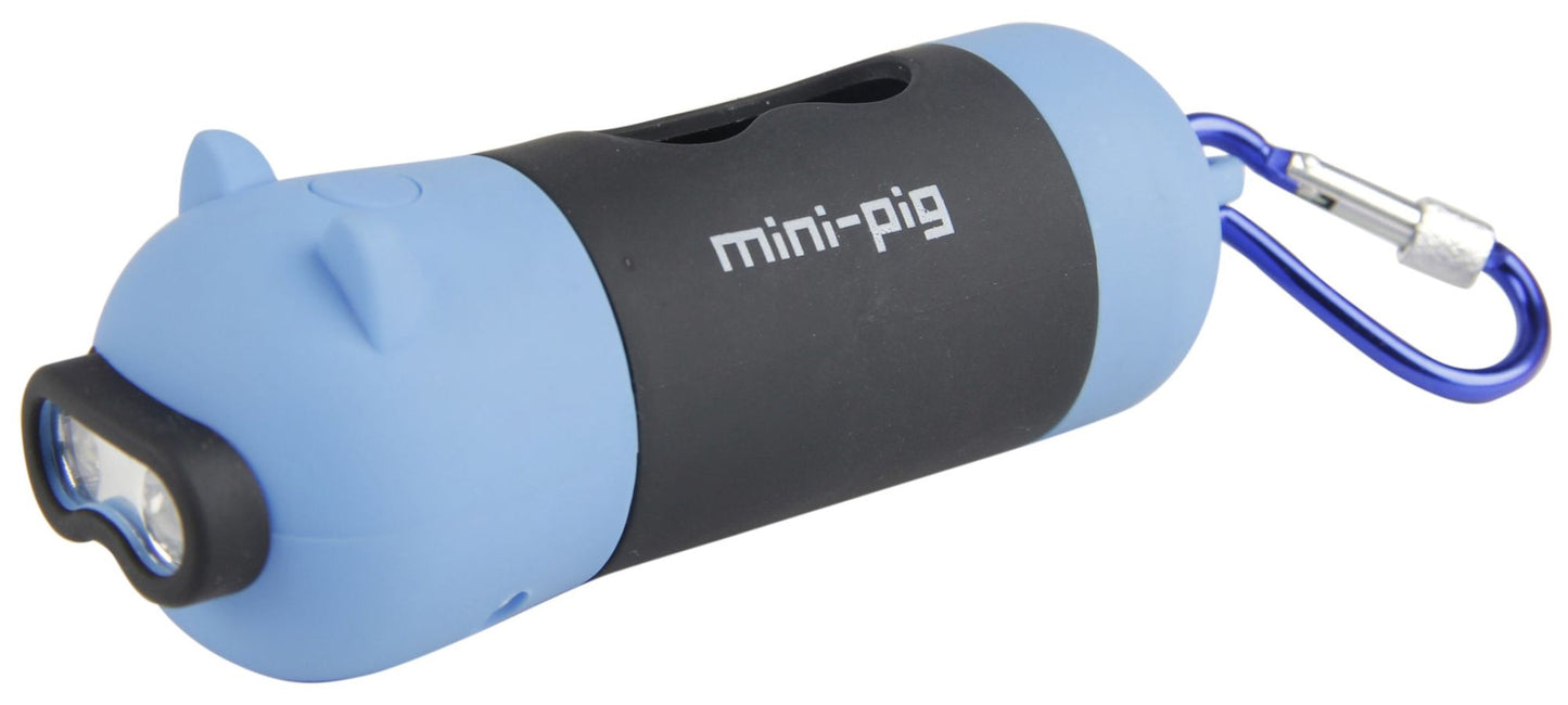 Pet Life 'Oink' LED Flashlight and Waste Bag Dispenser