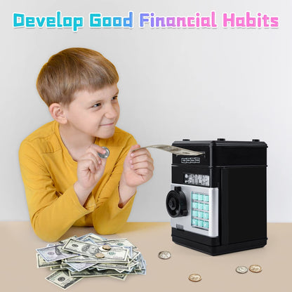 Piggy Bank Cash Coin Can ATM Bank Electronic Coin Money Bank Gift For Kids