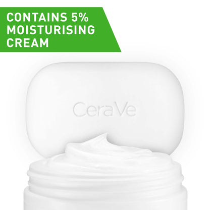 CeraVe Hydrating Cleansing Bar for Face and Body for Normal to Dry Skin, 4.5 oz