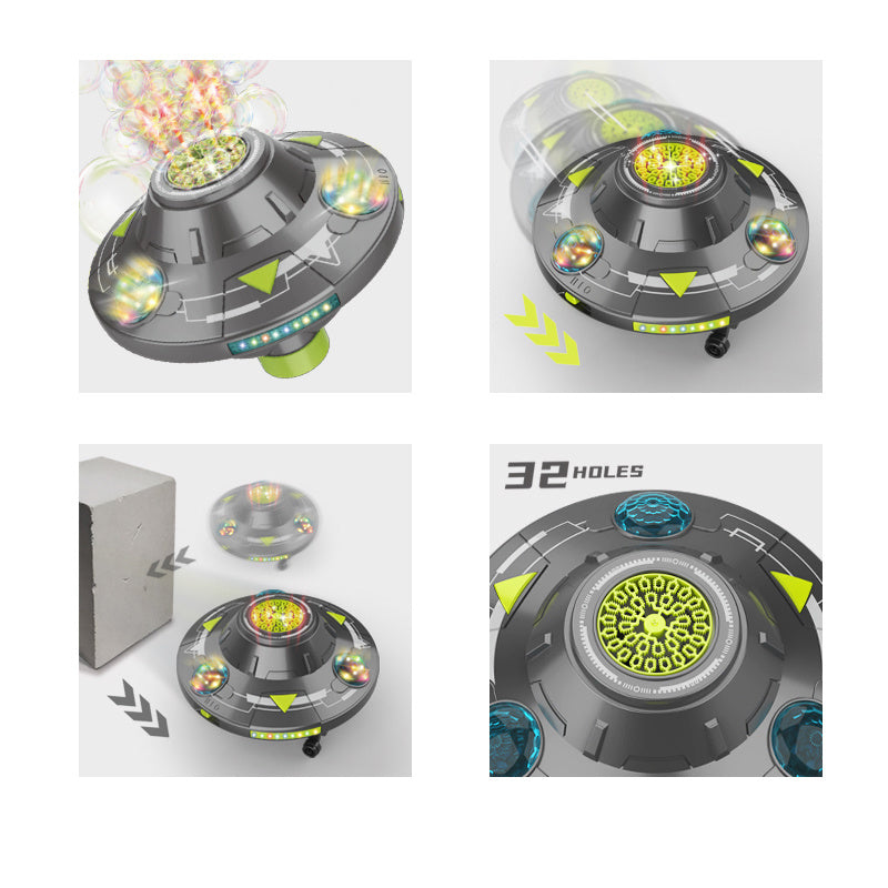 Flying saucer toy Light flying saucer toy automatic pumping foam with rechargeable battery automatic obstacle avoidance