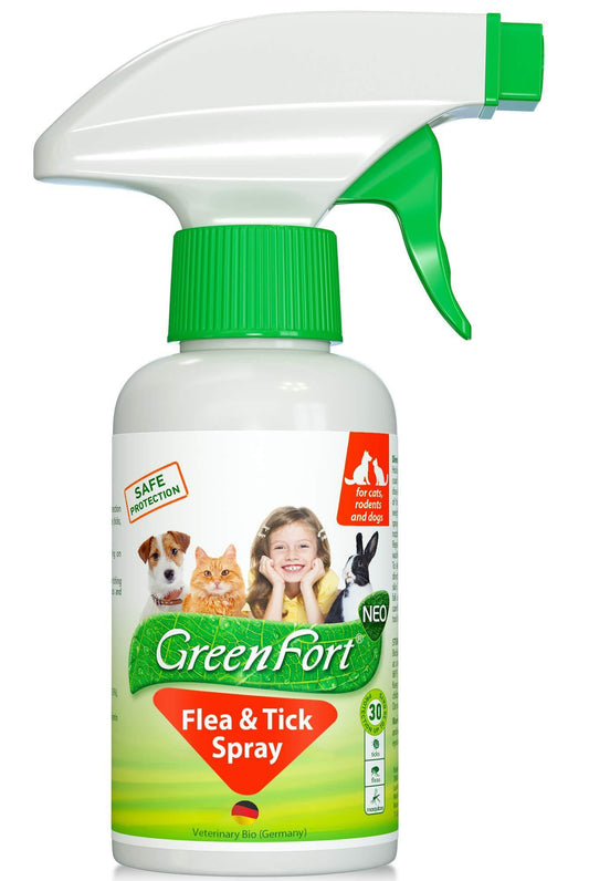 Natural Flea and Tick Home Spray for Dogs Cats Ferret Mosquito Bug Repellent Carpet Flea Killer Pet Pest Control House Flea Treatment Indoor Organic Prevention for Safe