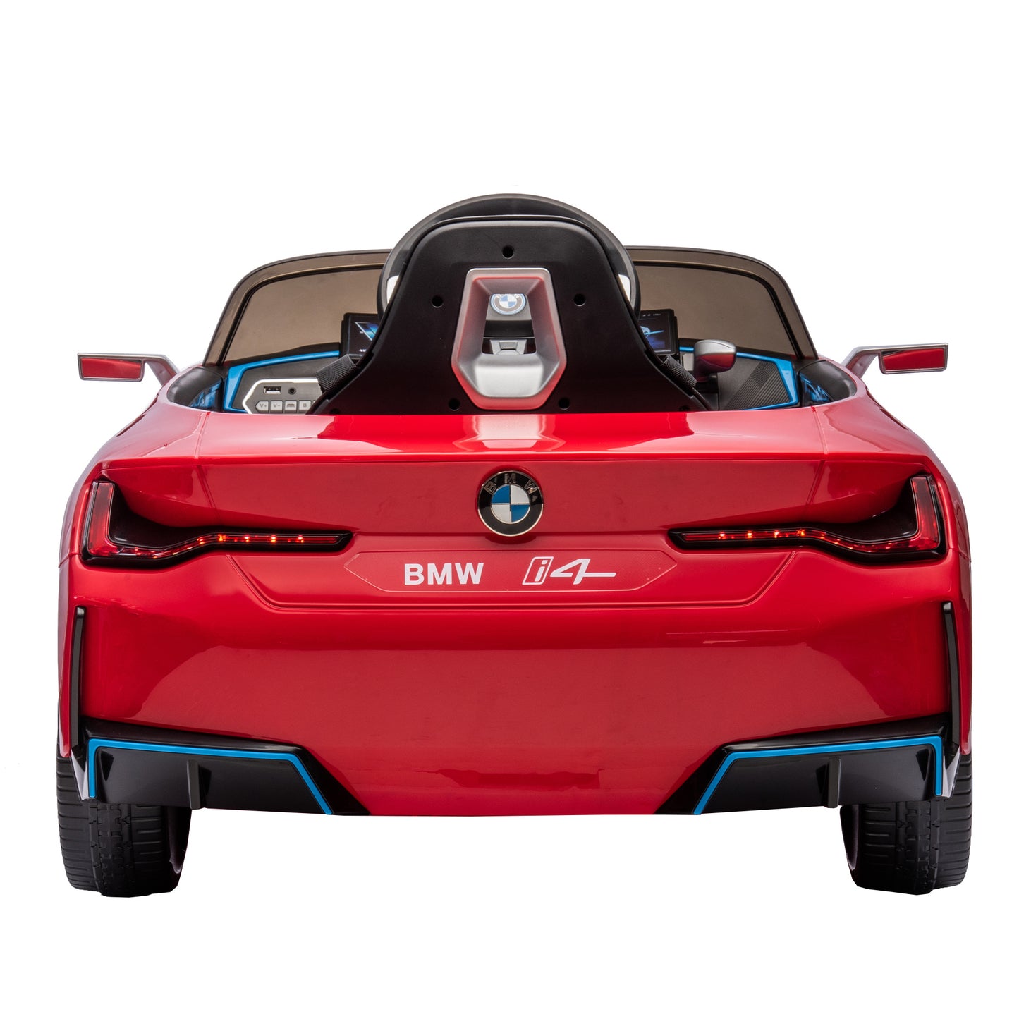 Licensed BMW I4,12v Kids ride on car 2.4G W/Parents Remote Control,electric car for kids,Three speed adjustable,Power display, USB,MP3 ,Bluetooth,LED light,Two-point safety belt,story