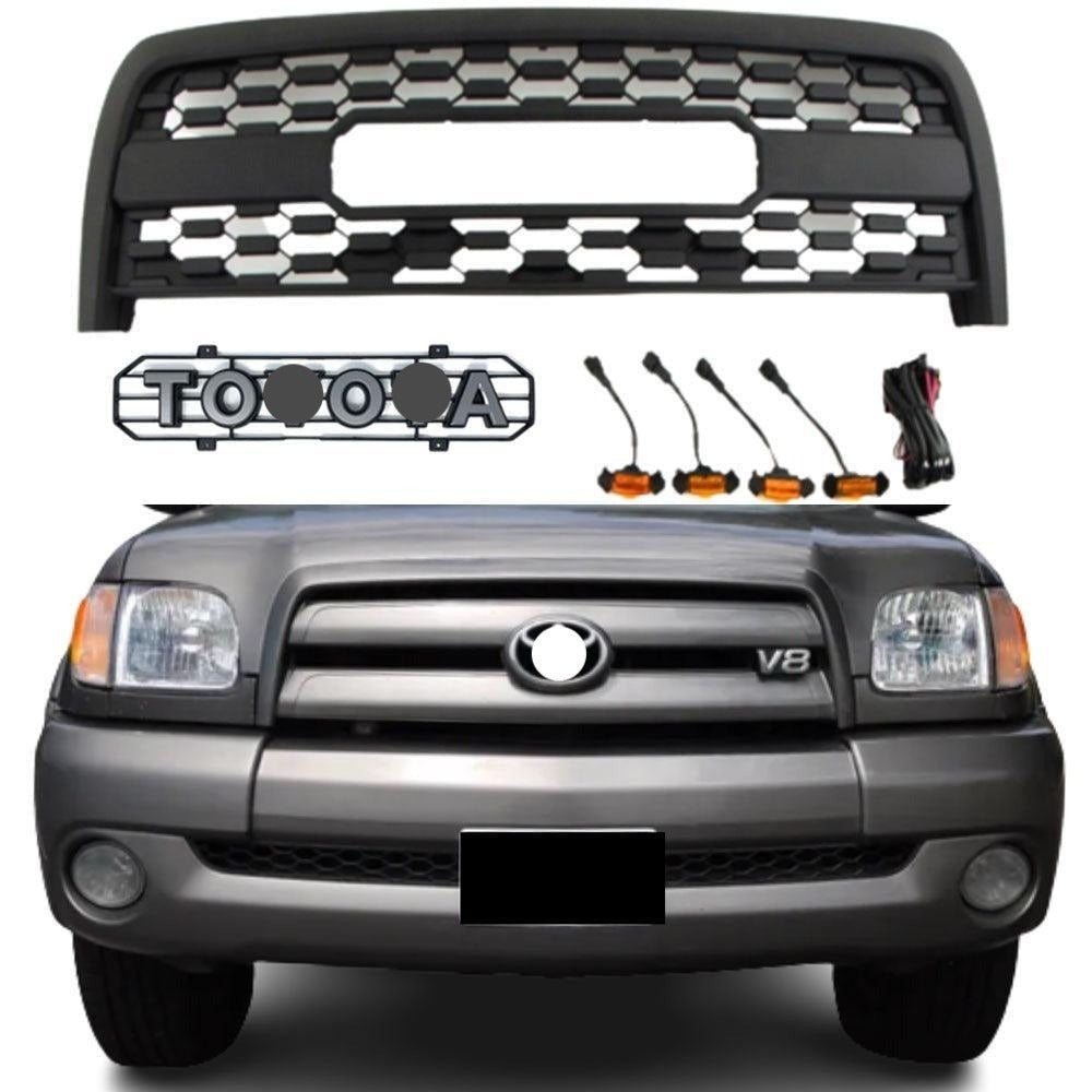 Grille For 1st Gen 2003 2004 2005 2006 Tundra Trd Pro Grill W/E Lights and Toyota Enblem