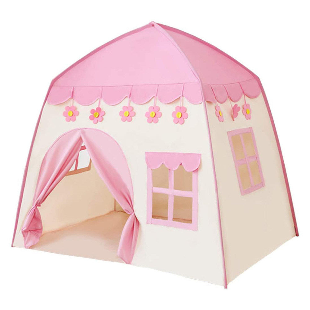 Kids Play Tent Princess Playhouse Pink Castle Play Tent