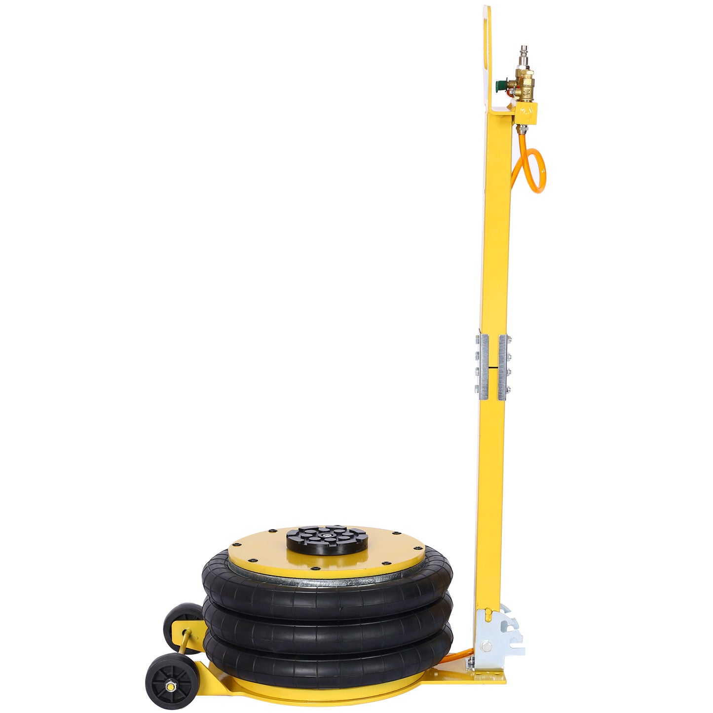 5T Triple Bag Air Jack ,Pneumatic Jack 3 bag ,lifting 16in capacity 5T 11000lbs,easy-collapsing Terrain,Color Yellow