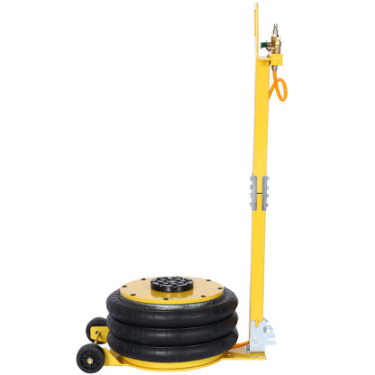 5T Triple Bag Air Jack ,Pneumatic Jack 3 bag ,lifting 16in capacity 5T 11000lbs,easy-collapsing Terrain,Color Yellow