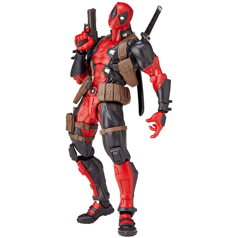 Marvel Revoltech Anime Toy Carnage Deadpool Spider-Man Gwen Stacy Venom Wolverine Magneto Captain America Action Figure Toy