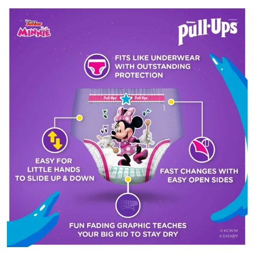 Pull-Ups Girls' Potty Training Underwear Size 4;  2T-3T;  23 Ct