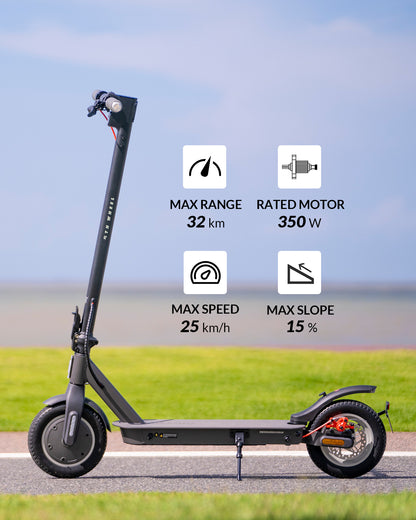 ES09 Folding Electric Scooter 350W 36V 7.5Ah 10' Tire