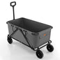 Collapsible Folding Wagon Cart with Adjustable Handlebar