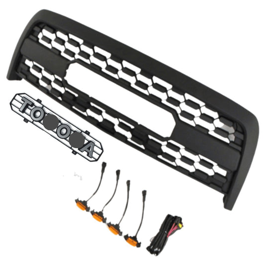 Grille For 1st Gen 2003 2004 2005 2006 Tundra Trd Pro Grill W/E Lights and Toyota Enblem